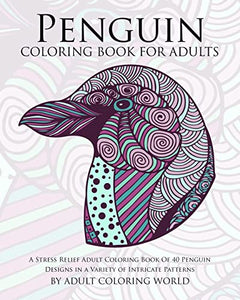 Penguin Coloring Book For Adults 