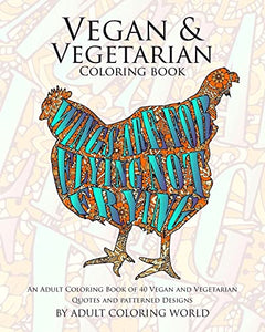 Vegan & Vegetarian Coloring Book 