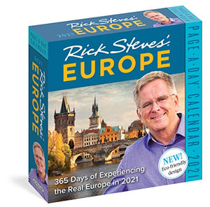 2021 Rick Steves Europe Colour Page-A-Day Calendar 