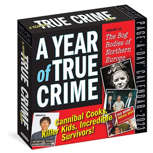 A Year of True Crime Page-A-Day Calendar 2023 