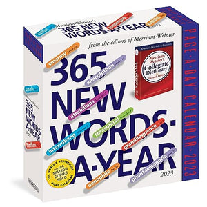 365 New Words-A-Year Page-A-Day Calendar 2023 