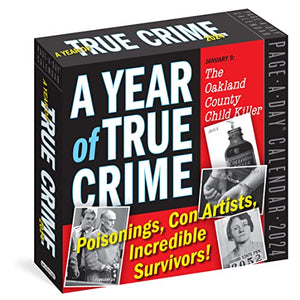 Year of True Crime Page-A-Day Calendar 2024 