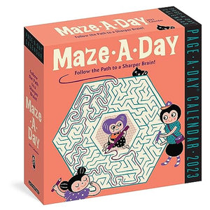 Maze-A-Day Page-A-Day Calendar 2023 