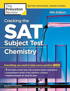 Cracking the Sat Chemistry Subject Test 