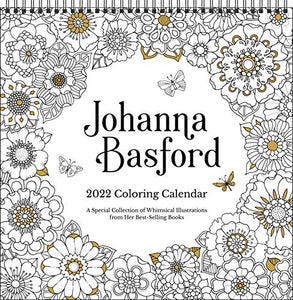 Johanna Basford 2022 Coloring Wall Calendar 