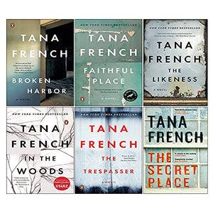 Dublin Murder Squad Series Books 1 - 6 Collection Box Set by Tana French (In The Woods, The Likeness, Faithful Place, Broken Harbour, Secret Place & The Trespasser) 