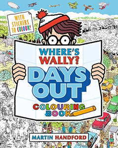 Where's Wally? Days Out: Colouring Book 