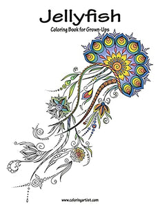 Jellyfish Coloring Book for Grown-Ups 1 