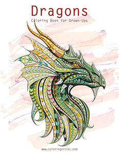 Dragons Coloring Book for Grown-Ups 1 & 2 