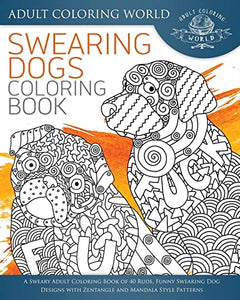 Swearing Dogs Coloring Book 