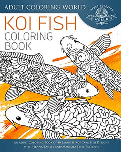 Koi Fish Coloring Book 