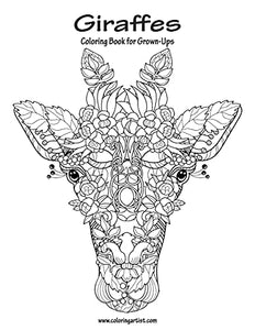 Giraffes Coloring Book for Grown-Ups 1 