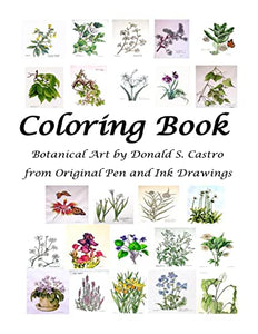 Botanical Art Coloring Book 