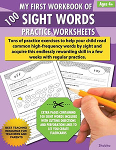 My First Workbook of 100 Sight Words Practice Worksheets 