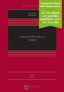 Cases and Materials on Torts 