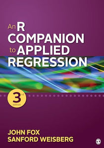 An R Companion to Applied Regression 