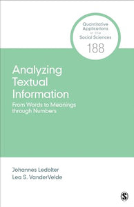 Analyzing Textual Information 