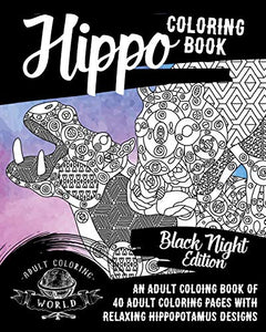 Hippo Coloring Book 