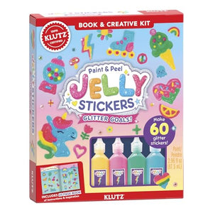 Paint & Peel Jelly Stickers: Glitter Goals! 