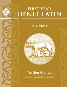 Henle Latin I Units VIXIV Teacher Manual 