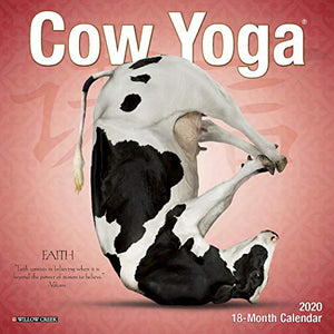 Cow Yoga 2020 Mini Wall Calendar 