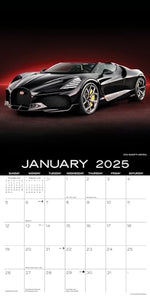 Dream Cars 2025 12 X 12 Wall Calendar (Foil Stamped Cover) 