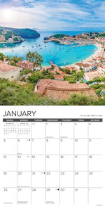 Mediterranean 2025 12 X 12 Wall Calendar 