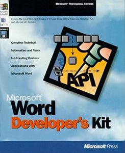 Microsoft Word Developer's Kit 