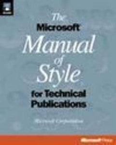 Microsoft Manual of Style for Technical Publications 