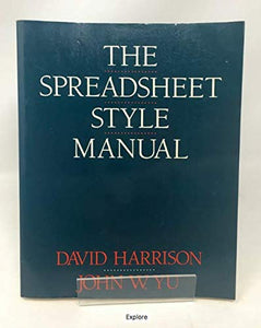 The Spreadsheet Style Manual 