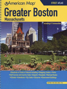 Greater Boston Massachusetts Street Atlas 