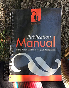 Publication Manual of the American Psychological Association 