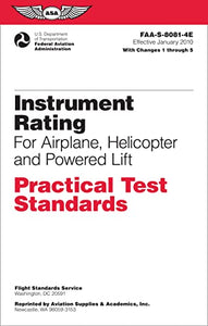 Instrument Rating Practical Test Standards for Airplane, Helicopter and Powered Lift 