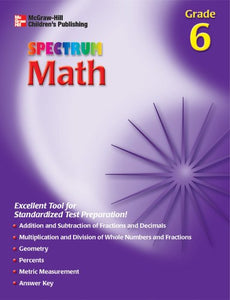 Spectrum Math Wkbk 6 