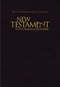 NIV, New Testament with Psalms and   Proverbs, Pocket-Sized, Paperback, Black 