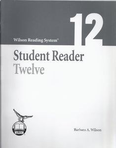 Wilson Reading System - Student Reader Twelve (12) - Third Edition 