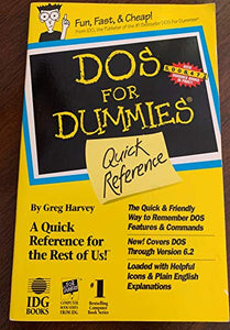 DOS for Dummies Quick Reference 