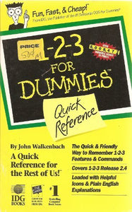 Lotus 1-2-3 For Dummies Quick Reference 