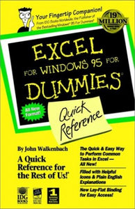 EXCEL for Windows '95 for Dummies Quick Reference 