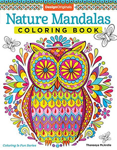 Nature Mandalas Coloring Book 