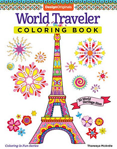 World Traveler Coloring Book 