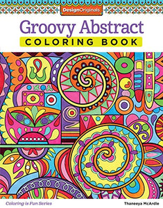 Groovy Abstract Coloring Book 