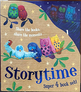 Storytime Super 4 book set with slipcase, tiger tales ! , The Little White Owl - The Bears in the Bed and the Great Big Storm - The Dark, Dark Night - That's What Friends Are For 