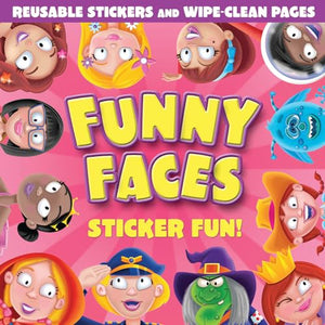 Funny Faces Sticker Fun! (Pink) 