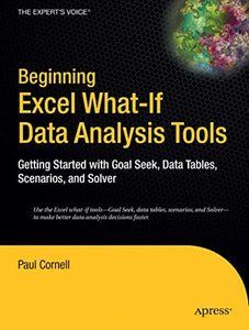 Beginning Excel What-If Data Analysis Tools 