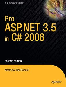 Pro ASP.NET 3.5 in C# 2008 