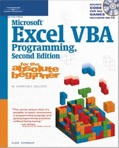 Microsoft Excel VBA Programming for the Absolute Beginner 