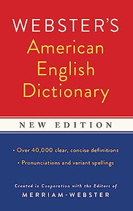 Webster's American English Dictionary, New Edition 