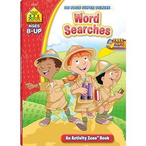 School Zone Word Searches 96-Page Workbook 