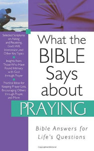 What the Bible Says about Praying 